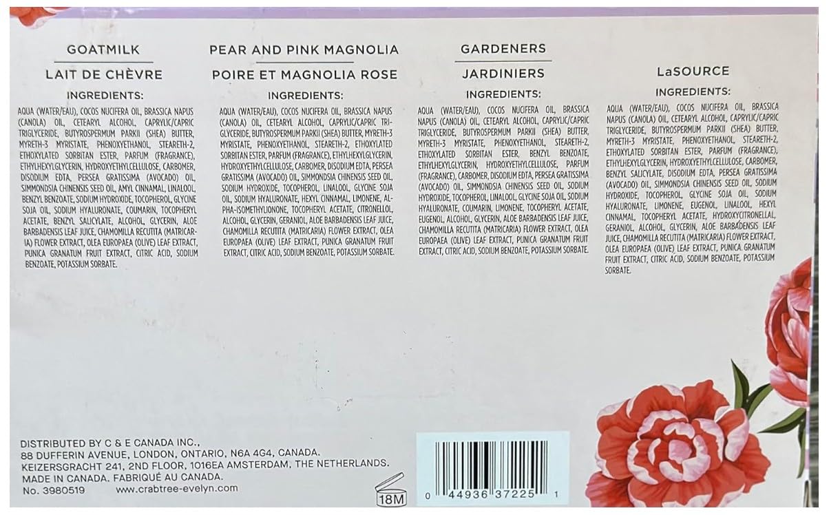 Crabtree & Evelyn Antioxidant Hand Therapy Moisturizer, 3.6 Fl Oz, Adult