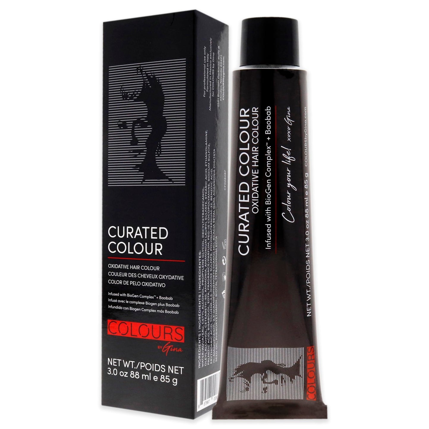 Colours By Gina Curated Colour - 11.21-11VB High Lift Cool Violet Blonde by Colours By Gina for Unisex - 3 oz Hair Color