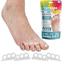 ZenToes Hammer Toe Corrector for Women & Men | Triple Loop Gel Toe Spacers & Separators | Realign Bent, Crooked, Curled, Claw, Hammertoes | Firm Beauty & Personal Care ZenToes