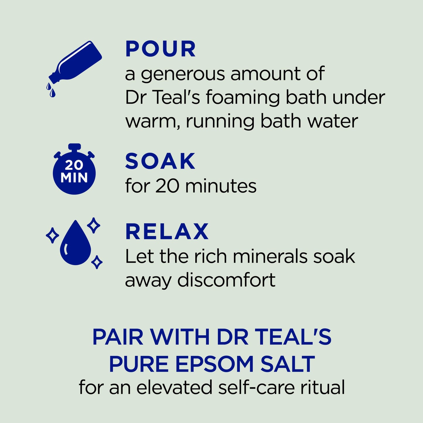 Dr Teal's Foaming Bath (Epsom Salt), Eucalyptus Spearmint, 34 Fluid Ounce Beauty and Personal Care Dr Teal's