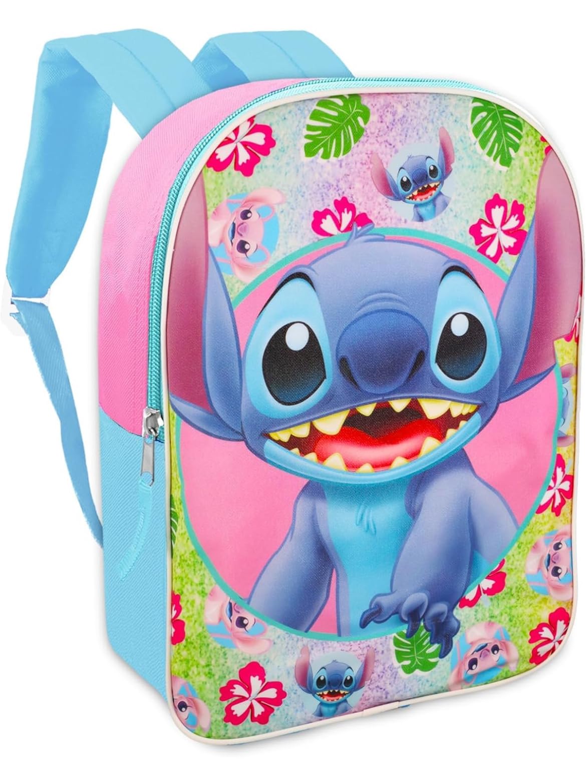 Disney Stitch Stitch And Angel 16 Inches Backpack