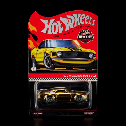 Hot Wheels 1970 Ford Mustang Boss 302 RLC Collectors Exclusive