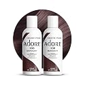 Adore Semi Permanent Hair Color (106 Mahogany) (2 Pack) | Vegan & Cruelty-Free Brown Hair Dye | No Ammonia, No Peroxide, No Alcohol | 4 Fl Oz