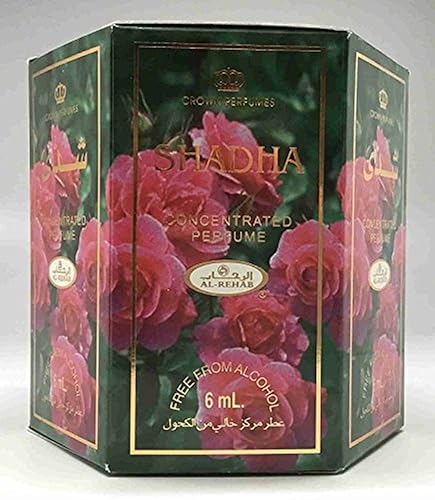 Shadha - 6ml (.2oz) Roll-on Perfume Oil by Al-Rehab (Crown Perfumes) (Box of 6)