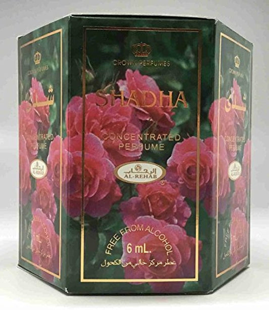 Shadha - 6ml (.2oz) Roll-on Perfume Oil by Al-Rehab (Crown Perfumes) (Box of 6)