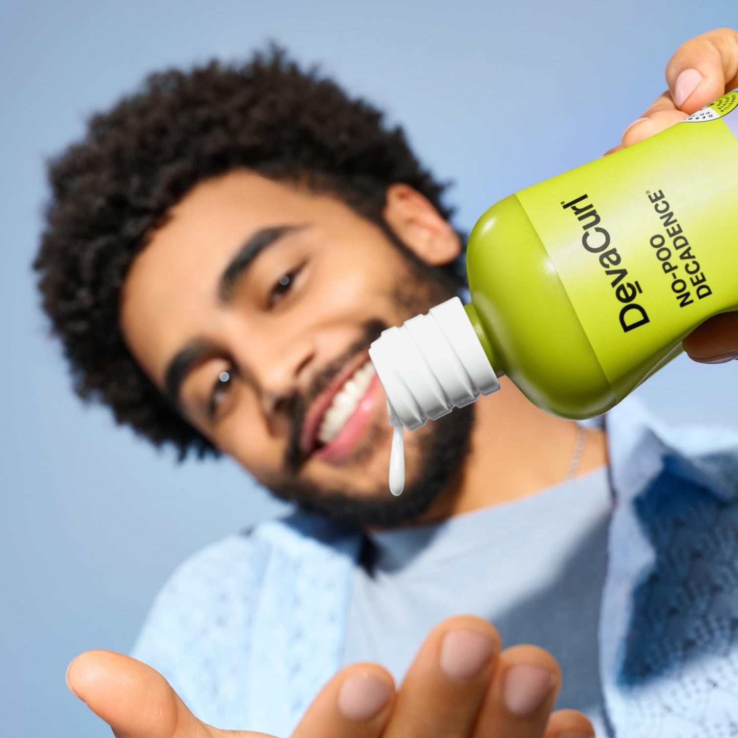 DevaCurl No-Poo Decadence Non-Lathering Cleanser for Ultra-Rich Moisture, Green Oasis, 12 fl. oz