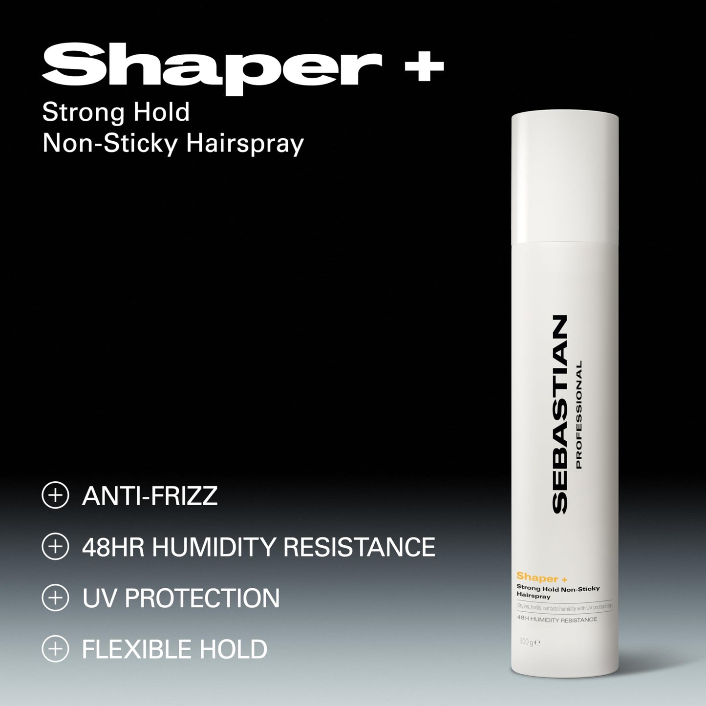 Sebastian Professional Shaper Plus Hairspray, 50% VOC | Humidity Resistant, Extra Hold | 10.6 oz | Packaging May Vary Beauty and Personal Care Professional Sebastian