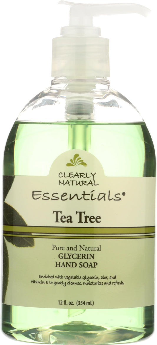 Clearly Natural, Soap Hand Liquid Tea Tree, 12 Fl Oz