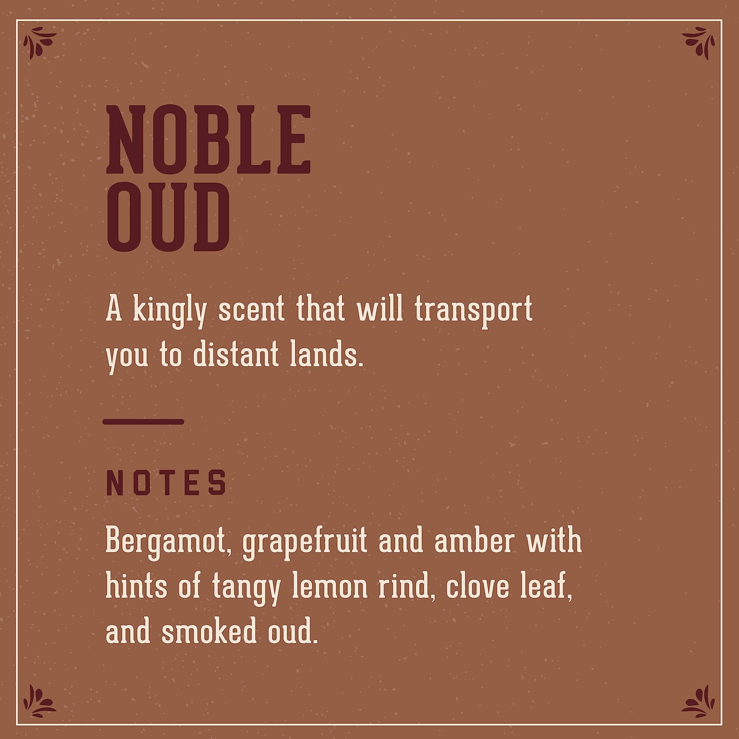 Men’s Cologne, Noble Oud Fragrance, 3.4 fl. oz - Long-Lasting Eau de Parfum for Men, Sweet Scent with Woodsy Undertones - Eau de Toilette