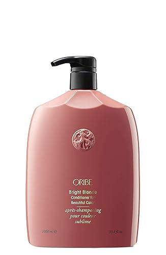 Oribe Bright Blonde Conditioner for Beautiful Color | Purple Toning Conditioner | Conditions and Restores Radiance to Blonde Hair | 33.8 oz