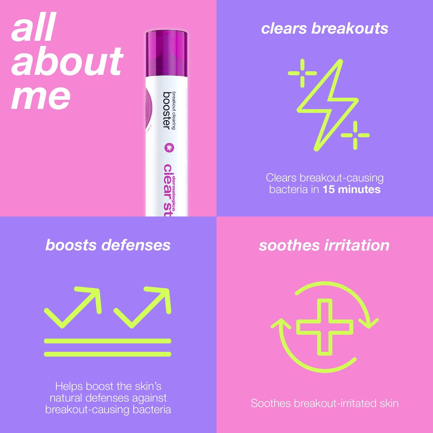 Dermalogica Clear Start Breakout Clearing Booster (1 Fl Oz) Acne Spot Treatment with Salicylic Acid - Clears Breakouts & Locks in Moisture To Soothe