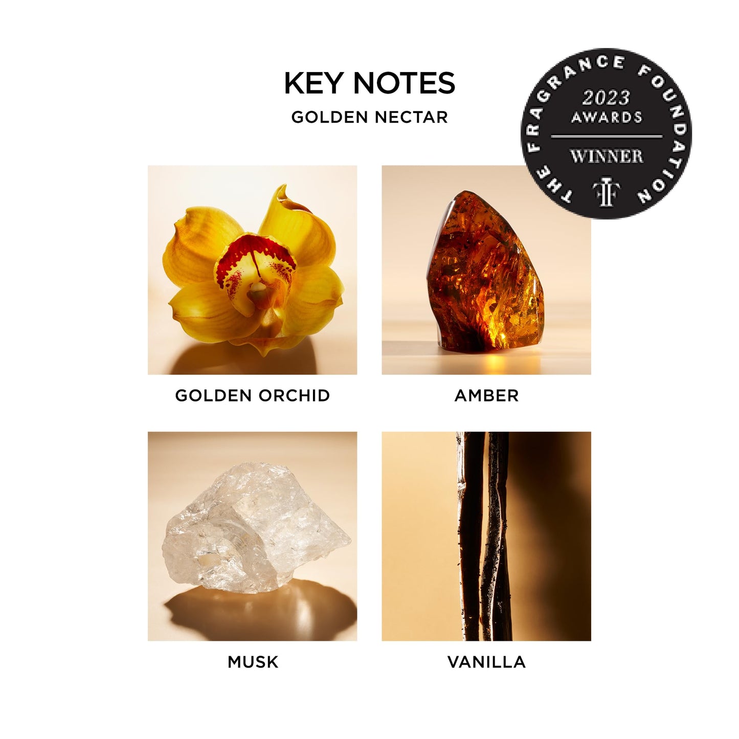 NEST New York Golden Nectar Fine Fragrance Set - Includes 50 mL (Full Size) & 8 mL (Travel Spray) - Vegan, Cruelty Free