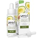 Yes To Avocado Fragrance-Free Hyaluronic Acid Serum, Deeply Nourishing Formula Helps Attract & Infuse Dry, Parched Skin With Moisture & Omega-3 Fatty