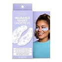 Pacifica Reusable Mask - Under Eye Mask Silicone Face Mask for Fine Lines & Dark Circles, Pair with Serum, Storage Tin Included, Vegan & Cruelty-Free