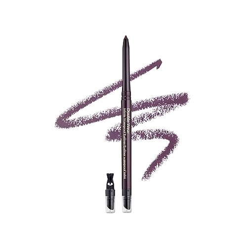 Estée Lauder Double Wear Long-Lasting Infinite Waterproof Eyeliner Pencil | Includes Built-In Sharpener, 06 Deep Plum