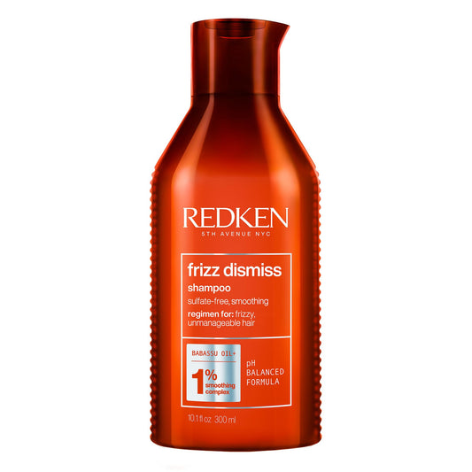 Redken Frizz Dismiss Shampoo | Sulfate Free Shampoo For Frizzy Hair | Gently Cleanses, Smooths, and Adds Shine | Weightless Long-Lasting Frizz Control Beauty & Personal Care Redken