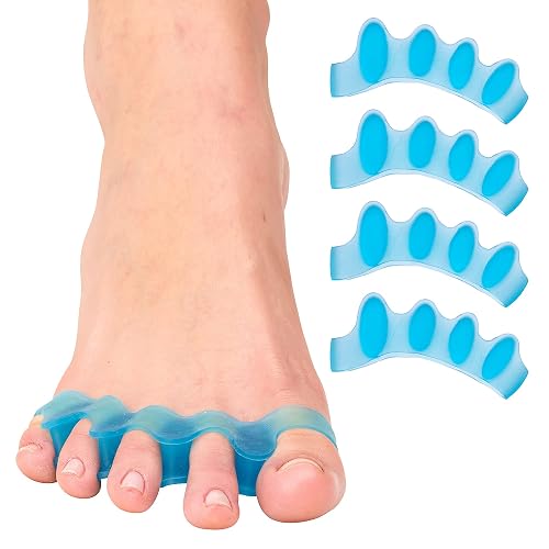 ZenToes Silicone Toe Spacers and Separators for Correct Toe Alignment, Bunion Relief, Hammertoe Straightener, Gel Orthopedic Corrector - 2 Pairs Beauty & Personal Care ZenToes