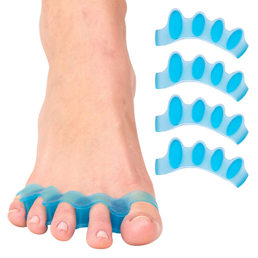 ZenToes Silicone Toe Spacers and Separators for Correct Toe Alignment, Bunion Relief, Hammertoe Straightener, Gel Orthopedic Corrector - 2 Pairs Beauty & Personal Care ZenToes