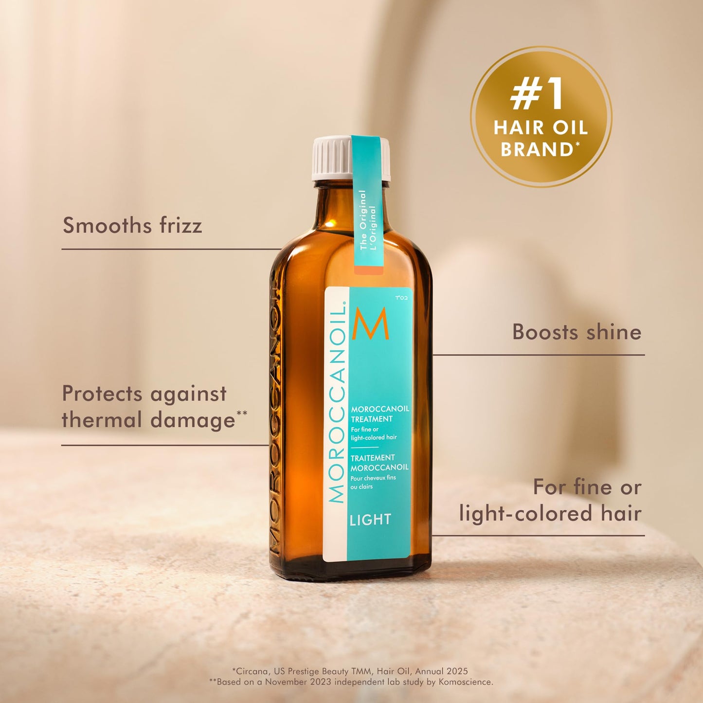 Moroccanoil Treatment Light, 3.4 Fl. Oz. Beauty and Personal Care Moroccanoil
