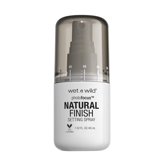 wet n wild Photo Focus Setting Mist, Up to 24HR Wear, Lightweight & Nourishing Aloe Formula, Suitable for All Skin Types, Cruelty-Free & Vegan - Seal
