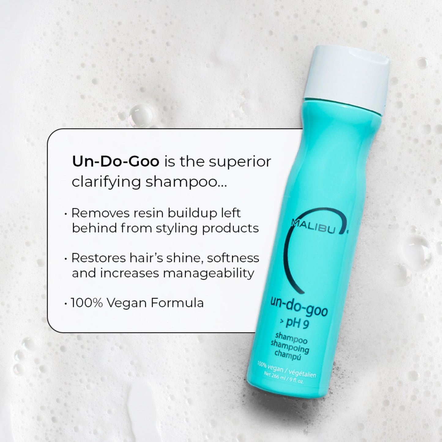 Malibu C Un-Do-Goo Clarifying Shampoo for Build Up - Travel Size Deep Cleansing Treatment for Styling Product Residue - Weekly Scalp Detox, Shine Beauty and Personal Care Malibu C