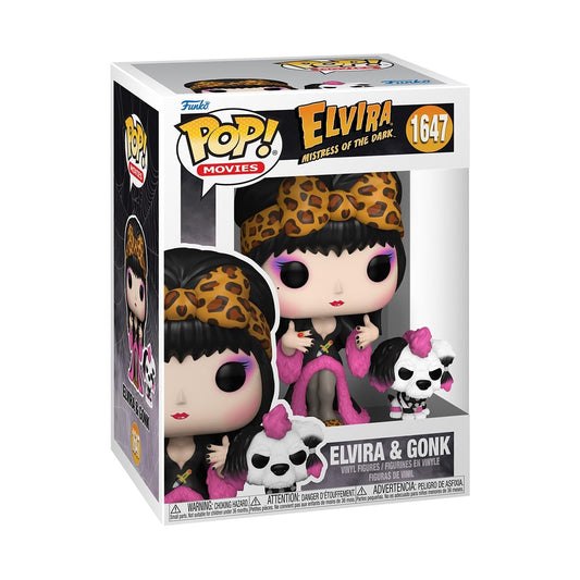 Funko POP! & Buddy: Elvira Mistress of The Dark & Gonk - Collectable Vinyl Figure - Gift Idea - Official Merchandise - for Kids & Adults - Horror…