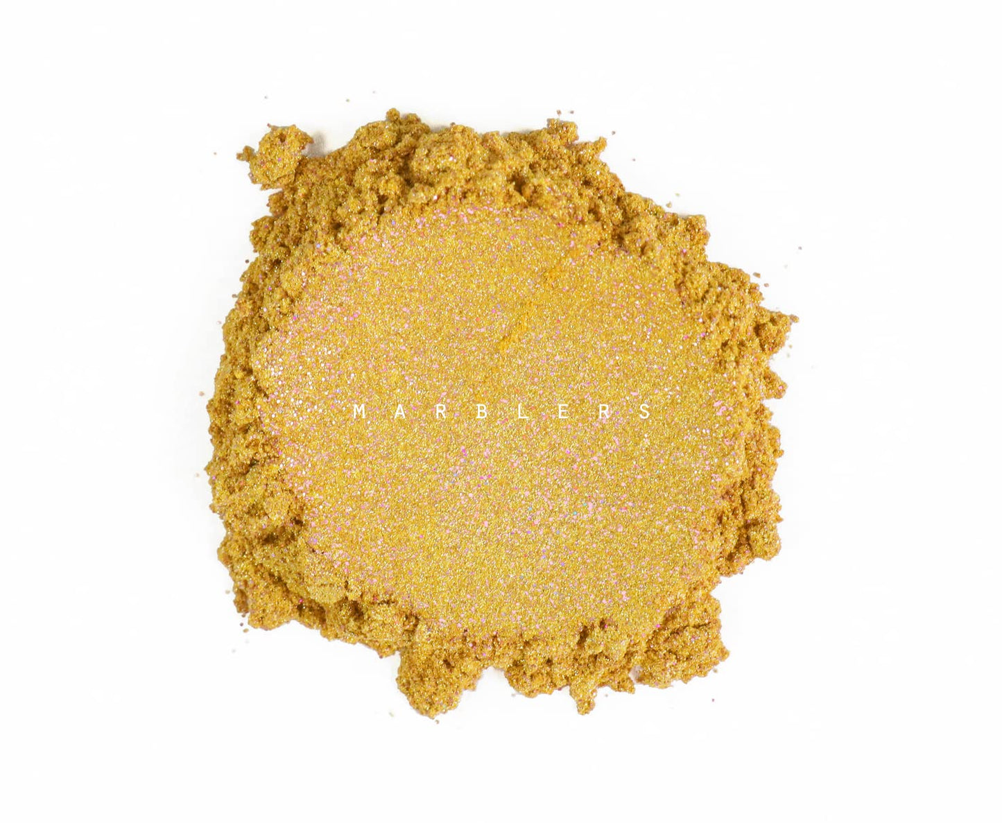 MARBLERS Glitter Mica Powder [Rosy Gold] 0.14oz (4g) | Glitter Mica | Highly Pigmented | Non-Toxic, Vegan, Cruelty-Free | Eyeshadow, Body Butter, Nail