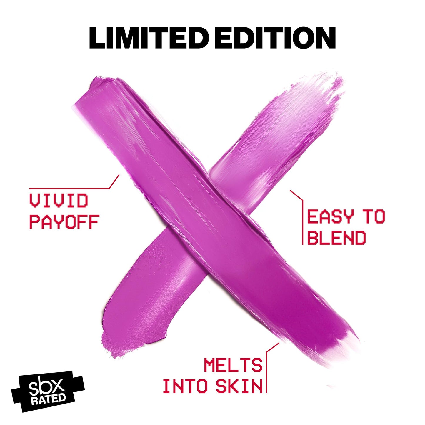 Smashbox Hot STX Blush Stick | Creamy, Blendable Blush Stick with High Pigment Color + Dew Finish, Ultra Violet, 0.17 Ounce