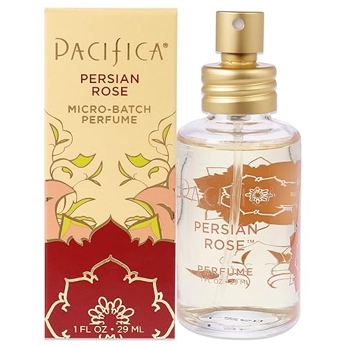 Pacifica Beauty, Persian Rose Clean Fragrance Spray Perfume, Made with Natural & Essential Oils, Fresh Rose Scent, Vegan + Cruelty Free