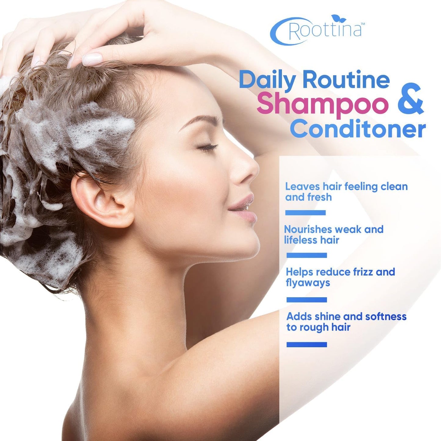 Hair Thickening Shampoo and Conditioner Set for Thinning Hair and Hair Loss Concerns - Volumizing Formula With Biotin & DHT Blockers, Sulfate-Free