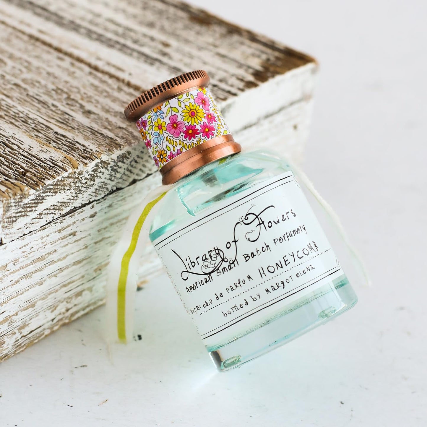 Library of Flowers Honeycomb Eau de Parfum, 1.69 Fl. Oz., Sugared Fig, Ambrosia Honey & Royal Bee Blossom Scented Women's Perfume, Luxury Fragrance
