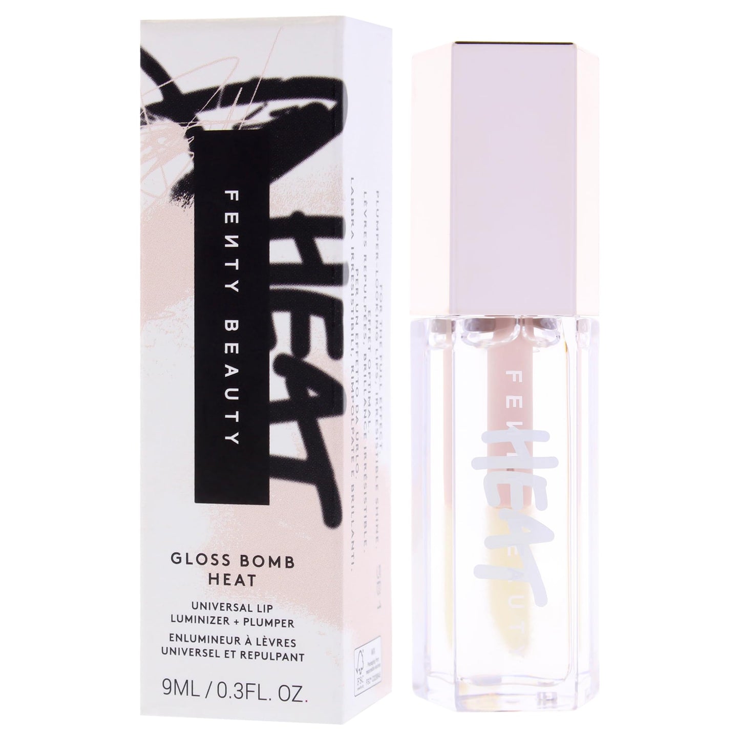 Fenty Beauty Gloss Bomb Heat Universal Lip Luminizer Plus Plumper - 07 Glass Slipper Heat for Women - 0.3 oz Lip Gloss