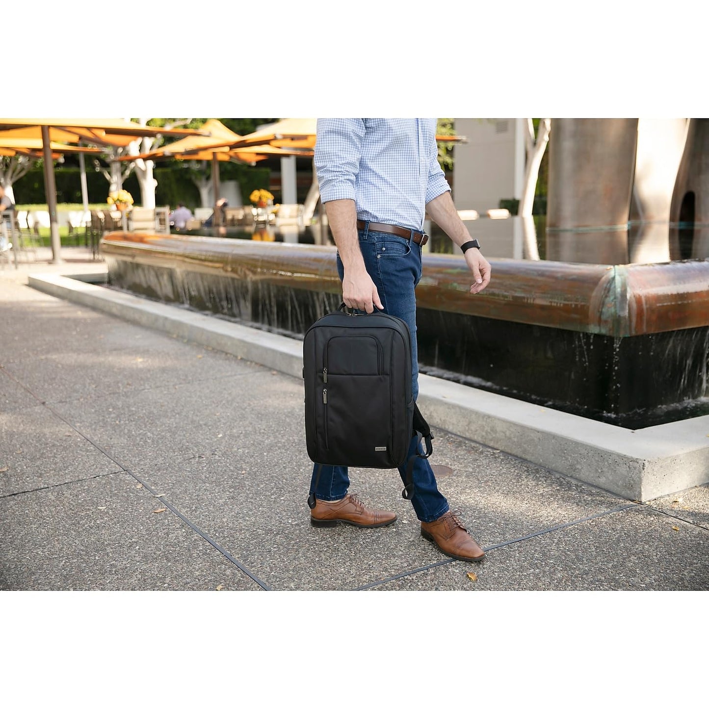 CODi Magna 17.3" Laptop Backpack - TSA-Friendly, Anti-Theft, USB Charging Port, Padded Laptop & Tablet Compartments, Water-Resistant Business Travel Bag