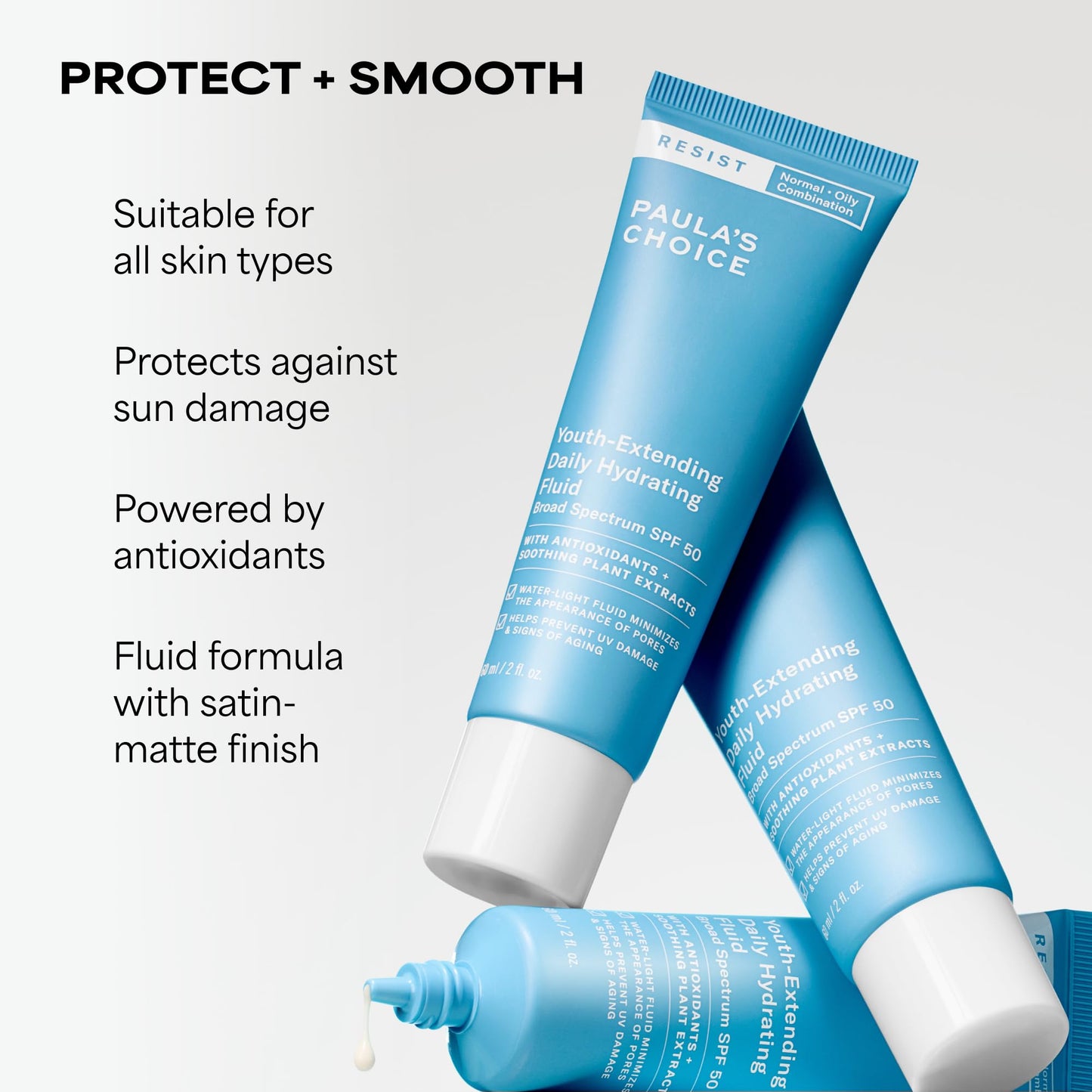 Paula's Choice RESIST Daily Hydrating Fluid Face Moisturizer with SPF 50 Sunscreen, Face Sunscreen for Oily Skin, Chamomile & Vitamin E, UVA/UVB Beauty and Personal Care Paula's Choice