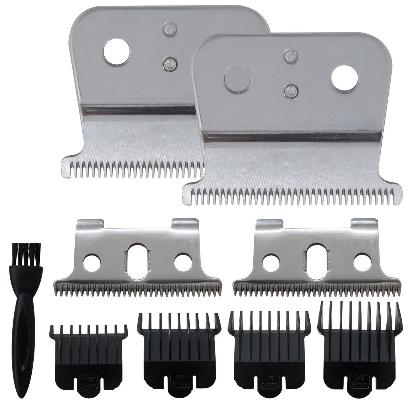 T Outline-r Replacement Blades for Andis T Outline-r/Andis Gtx/Andis Blackouts/Andis T-Outline-r Cordless/corded,(2 packs Silver T Blades & 4 packs Beauty and Personal Care USonline911