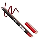 The Lip Bar - Lip Liner, Straight Face (Deep Red) - High Pigment & Super Creamy - Smudge Proof & Water Resistant - Jojoba Oil, Aloe Vera, Coconut Oil