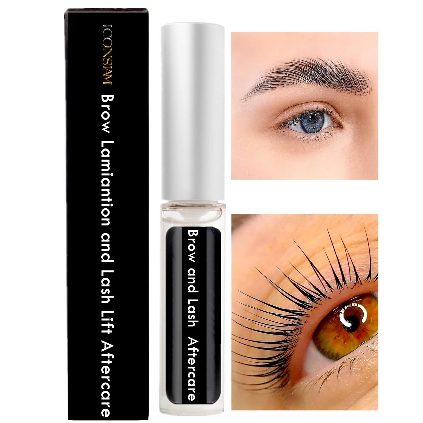 Brow Lamination and Lash Lift Nutrition Clear Eyelash Perm Aftercare Save Burning Eyelash & Eyebrow, Keratin Boost Care Fix Messy Brows/Lashes into