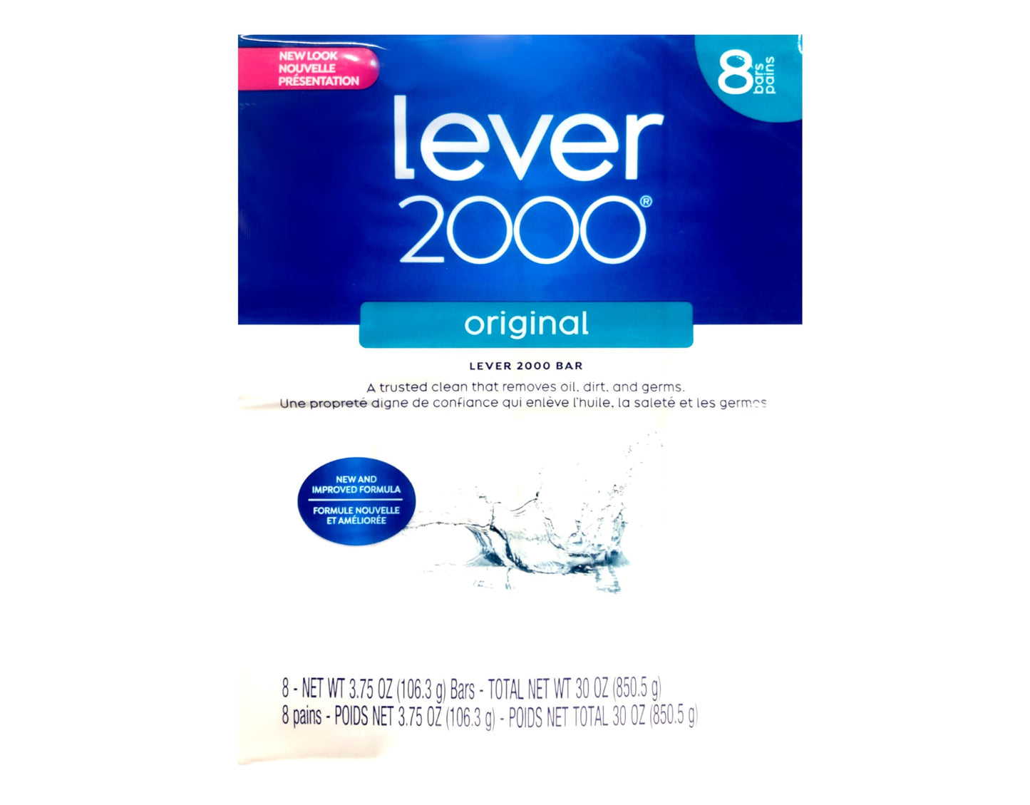 Lever 2000 Original Scent Bar Soap - 8 Bar Count, 3.75 oz Each (Pack of 3) Beauty & Personal Care Lever 2000