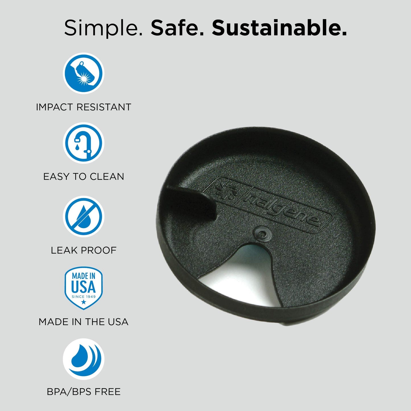 Nalgene Easy Sipper (Red, 1-Quart), 32 oz