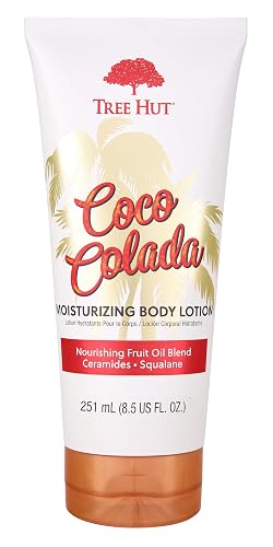 Tree Hut Coco Colada Moisturizing Body Lotion, Ceramide and Squalene Formula Helps Protect Skin, Long-lasting Hydration Leaves Skin Feeling Soft