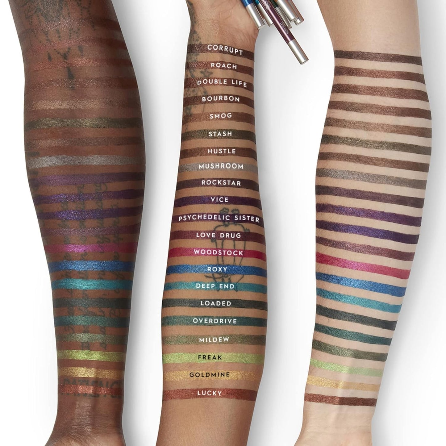 URBAN DECAY 24/7 Glide-On Waterproof Eyeliner Pencil (Chaos - Cobalt Blue Matte) - Smudge-Proof, Transfer-Proof, Smooth No-Tug Formula