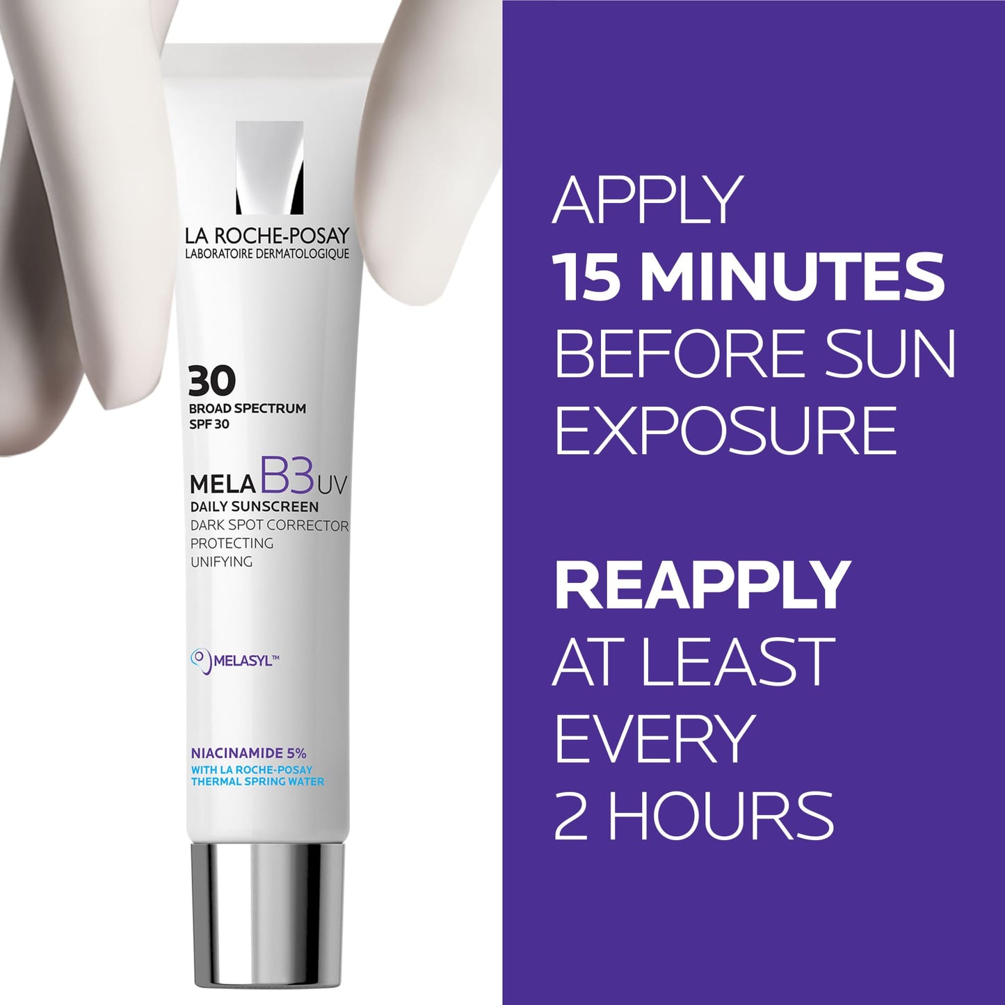La Roche-Posay Mela B3 UV Face Sunscreen SPF 30 with Niacinamide, 40ml Beauty and Personal Care La Roche-Posay