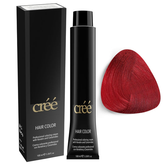 Cree Professional 7.66 - Intense Red Blond Permanent Hair Color - Long Lasting, Rich Vibrant - Gray Coverage 100ml - 3.4 fl.oz. Beauty & Personal Care Créé