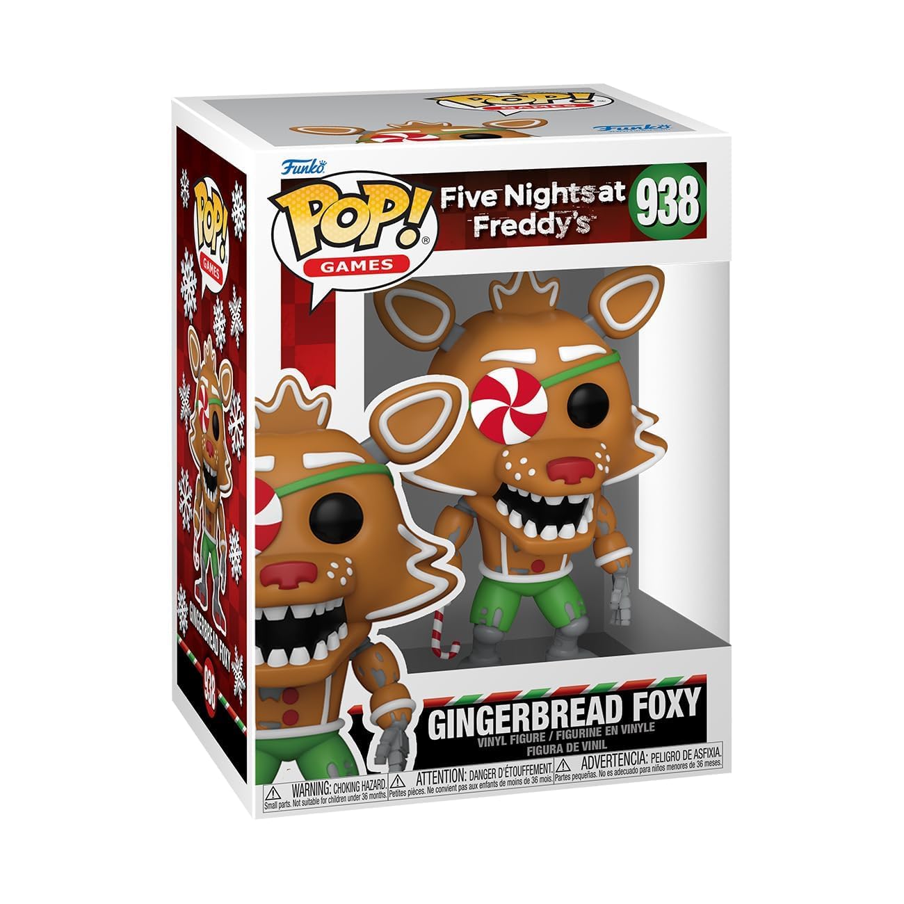 Funko POP! Games: Five Nights at Freddy's (FNAF)- Gingerbread Foxy - Collectable Vinyl Figure - Gift Idea - Official Merchandise - for Kids & Adults