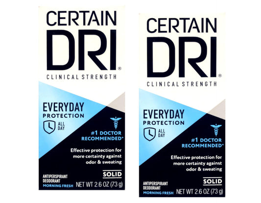 Certain Dri A.m Solid Antiperspirant/Deodorant 2.6 Oz (2 Pack) Beauty and Personal Care Certain Dri