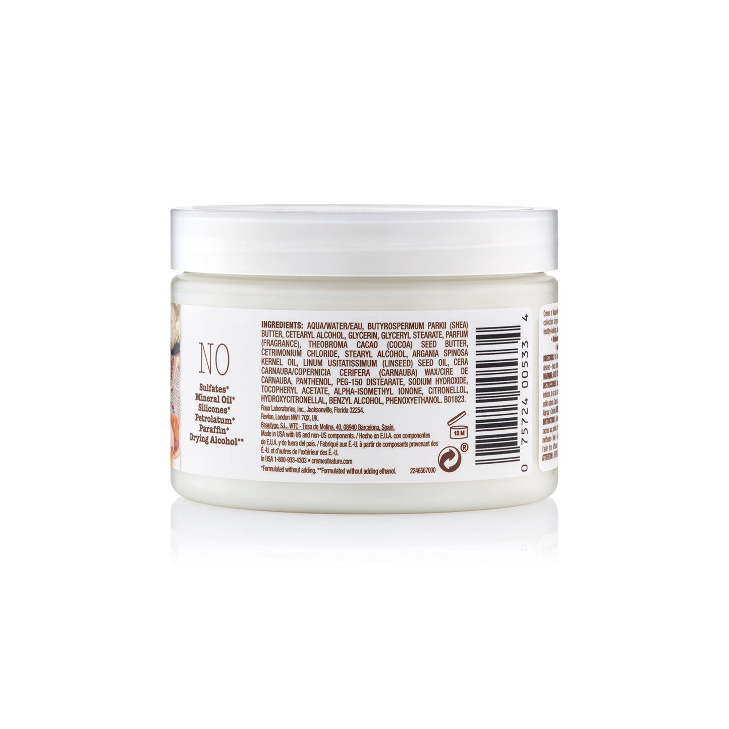 Creme of Nature Twist & Curl Pudding Curl Enhancing Creme, Shapes and Smooths Out Curls, Tackles Frizz and Dryness, Infused with Argan Oil, 11.5 oz