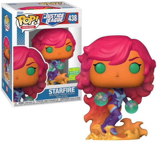 Funko POP! Heroes Justice League Starfire #438 Summer Convention 2022 Limited Edition