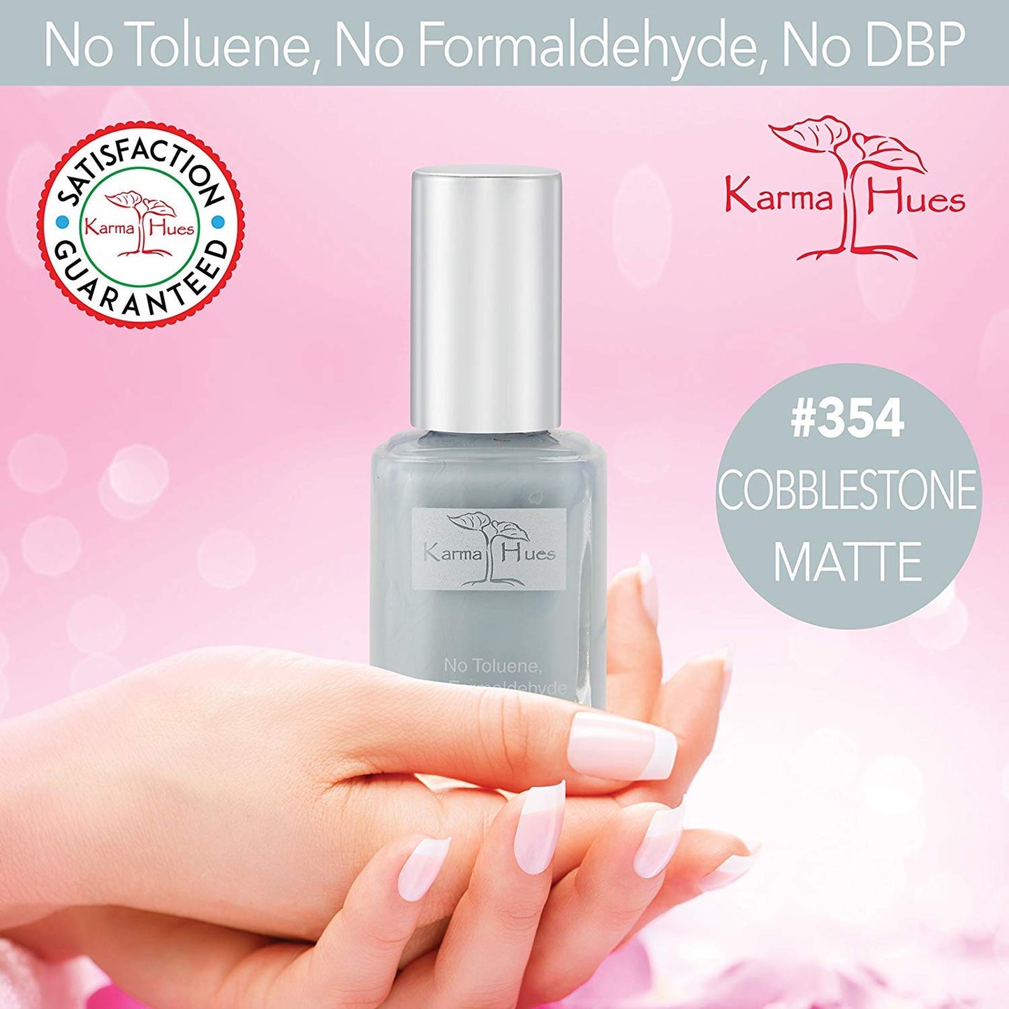 karma organic Natural Nail Polish - Non-Toxic, Vegan & Cruelty-Free (Cobblestone Matte, 0.43 fl oz) Beauty & Personal Care karma organic