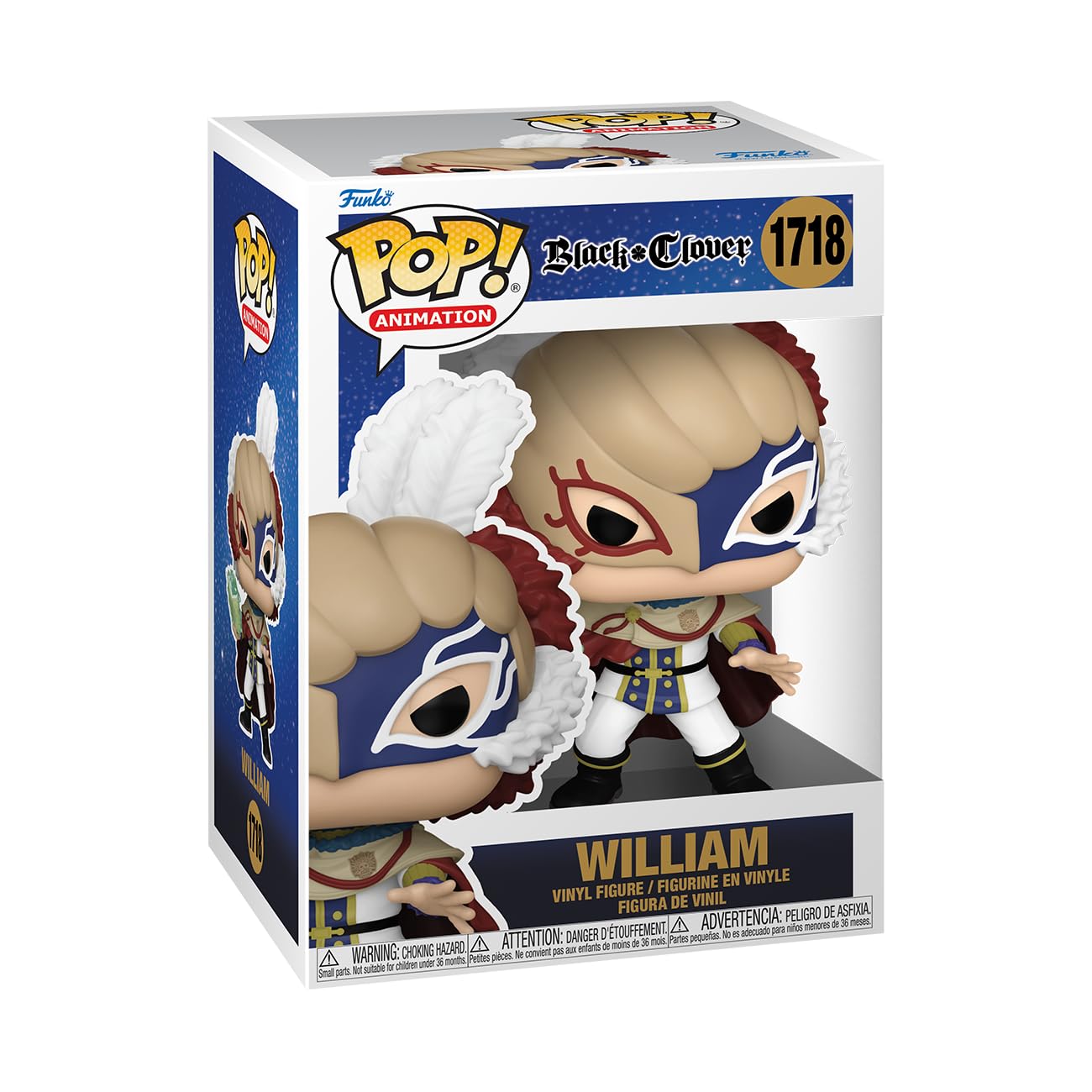 Funko POP! Animation: Black Clover - William Vangeance - Collectable Vinyl Figure - Gift Idea - Official Merchandise - for Kids & Adults - Anime Fans…