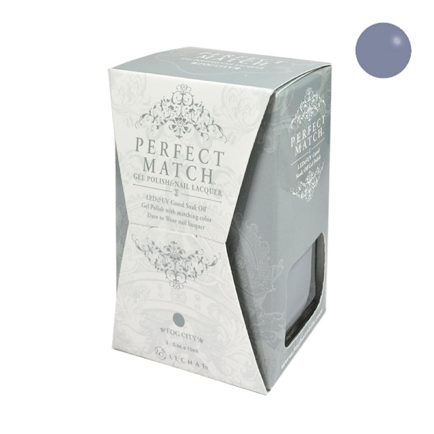 LeChat Perfect Match Gel Polish, Fog City, 0.5 Fl Oz (PMS143) Beauty & Personal Care LECHAT